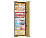 WhiteCoat Clipboard® Trifold - Tactical Brown Primary Care Edition